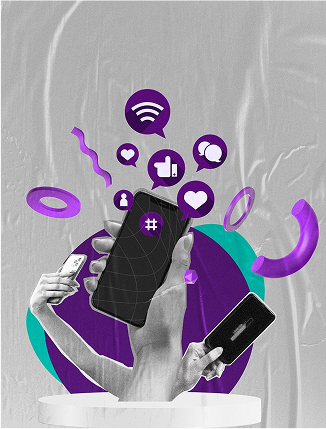 concepto de redes sociales